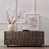 Rivka Media Console In Aged Grey by FOUR HANDS