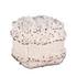 Marrakech Upholstered 18" Square Ottoman with Sequins by Home Trends & Design