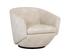 Treviso Swivel Armchair - Bravo Cream by Sunpan