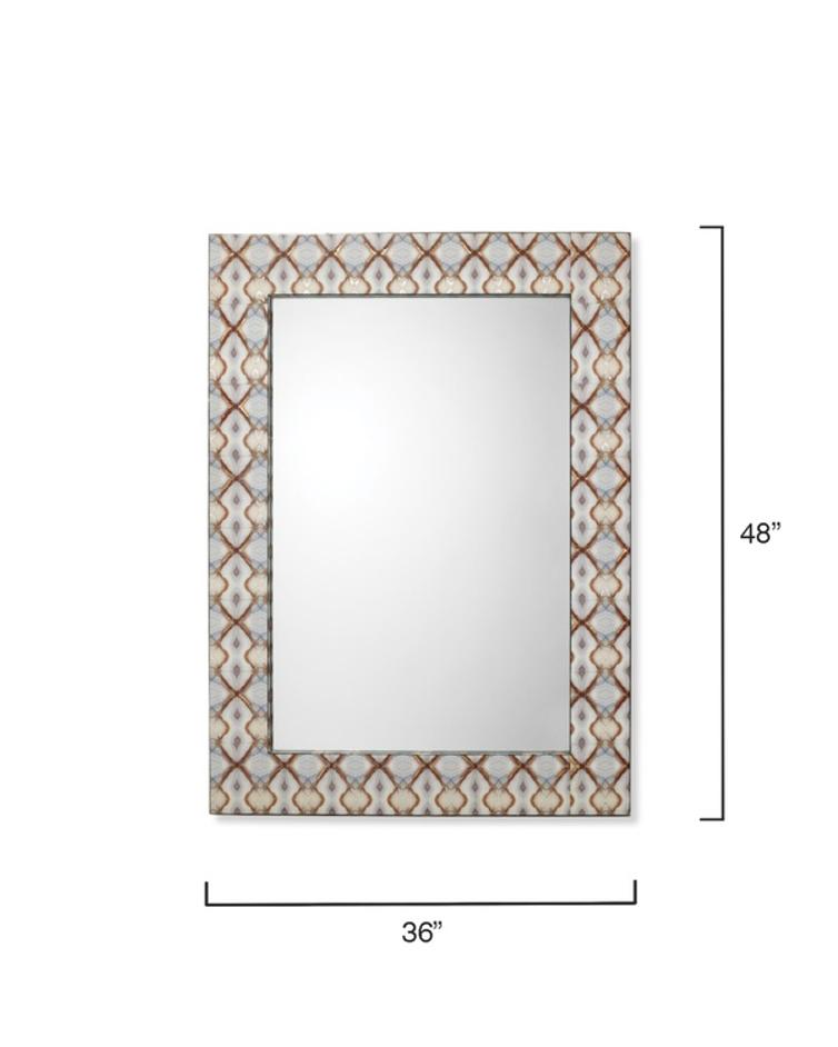 Kaleidoscope Rectangle Wall Mirror by Jamie Young