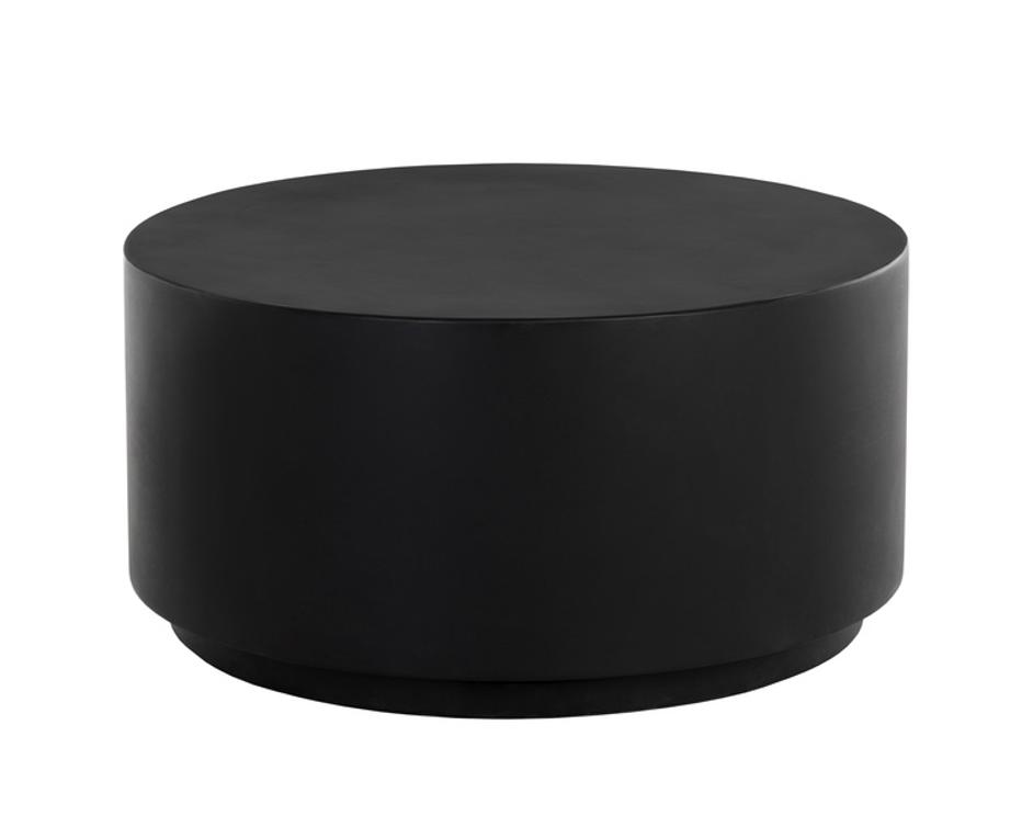 RUBIN COFFEE TABLE - BLACK by Sunpan