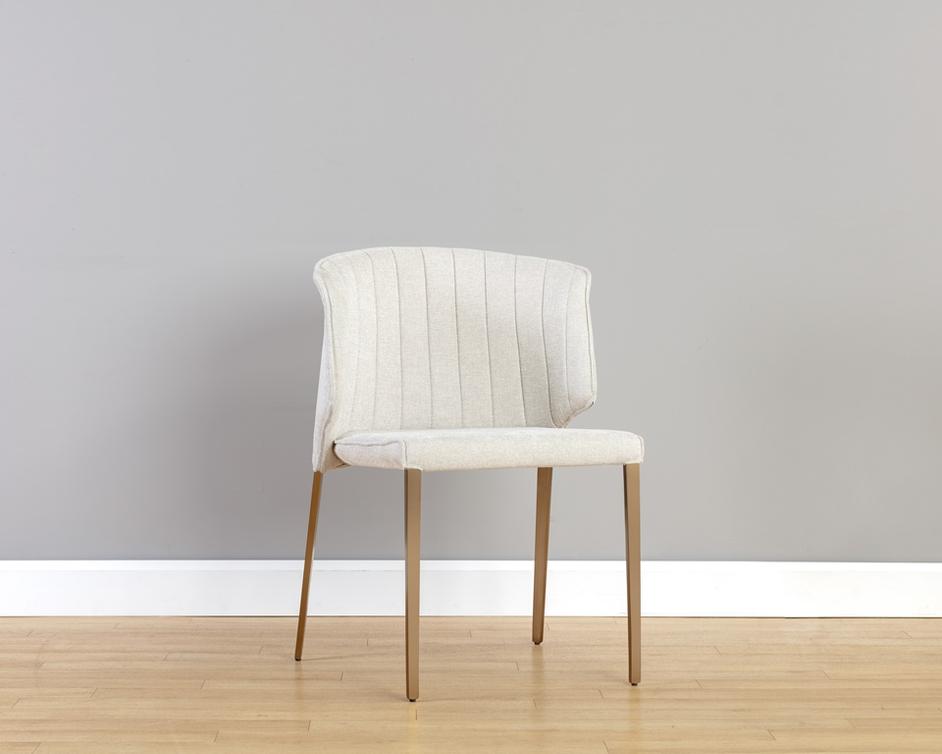 Zayden Dining Chair - Belfast Oatmeal by Sunpan