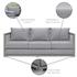 Harman Outdoor Patio Wicker Rattan Sofa In Gray Gray by Modway Furniture