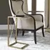 Zafina Gold Side Table by Uttermost