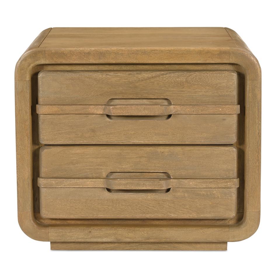 Lennon Nightstand Vintage Brown by Moes Home