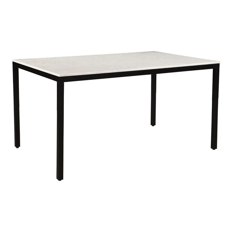 PARSON DINING TABLE WHITE MARBLE by Moes Home