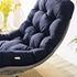 Celestia Wicker Rattan Outdoor Patio Swivel Lounge Chair In Light Gray Navy by Modway Furniture