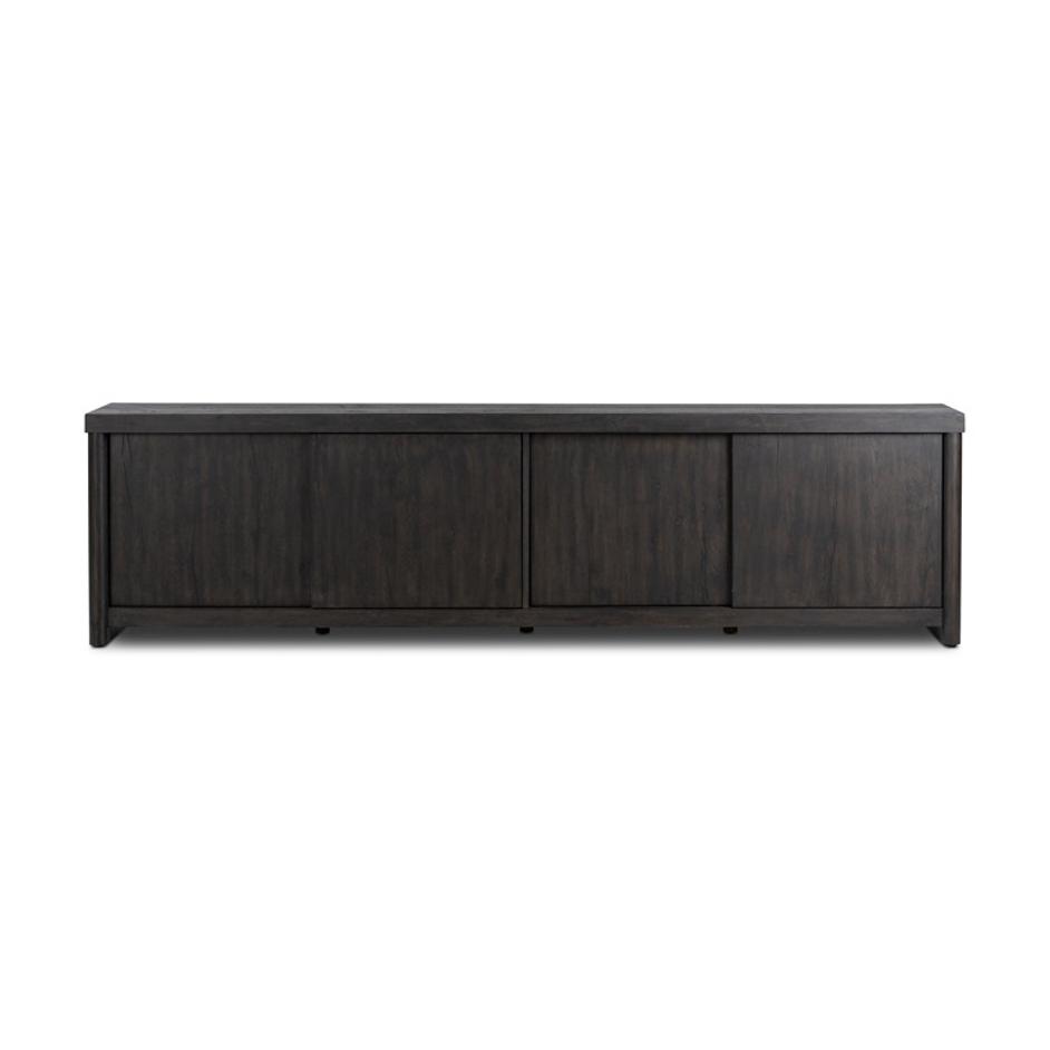 Laredo Media Console In Smoked Black Veneer by FOUR HANDS