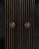 Noho Hutch in Mahogany, Hand-Rubbed Black with Light Brown Accents by Noir Furniture