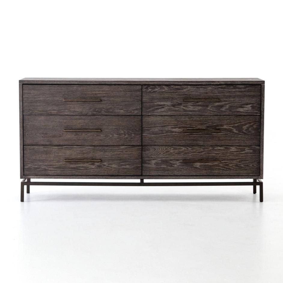 Greta 6 Drawer Dresser - Autumn Grey by Four Hands
