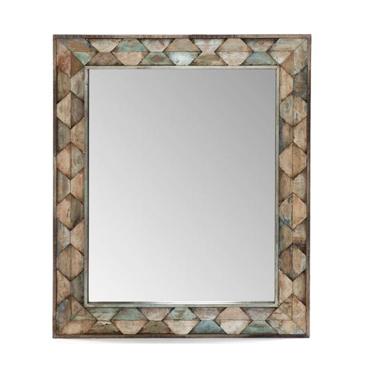 Ibiza Reclaimed Wood Mirror by Home Trends & Design