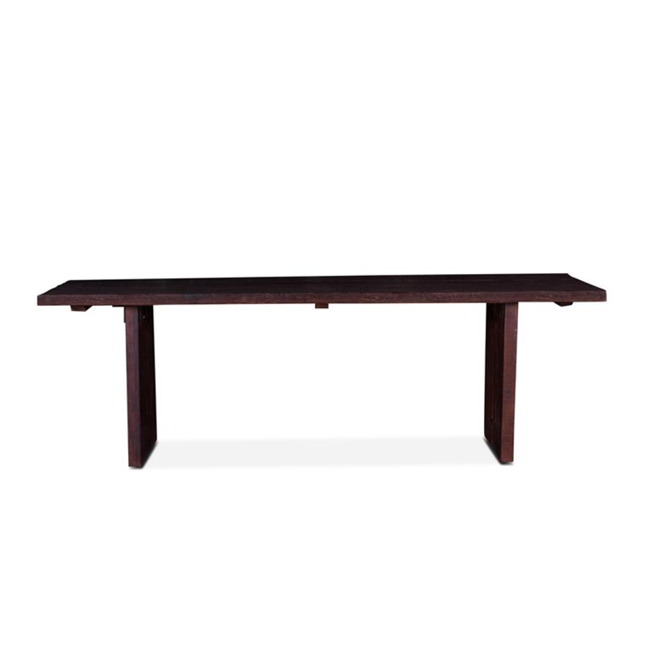 Barnwood 94" Dining Table Jacobean Brown by Home Trends & Design