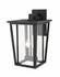 Seoul 2 Light Outdoor Wall Sconce in Black Finish by Z-Lite