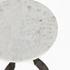 Leyton Accent Table White Marble by Classic Home