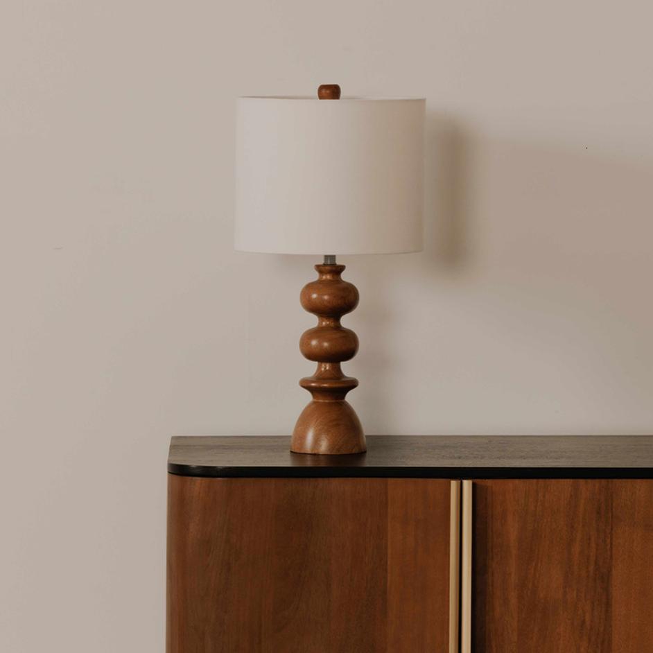 Gwen Table Lamp Honey Brown by Moes Home