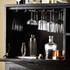 Caprice Bar Cabinet - Black Wash Mango by Four Hands