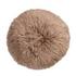 Lalo Lambskin Pouf In Brown Lambskin by Four Hands