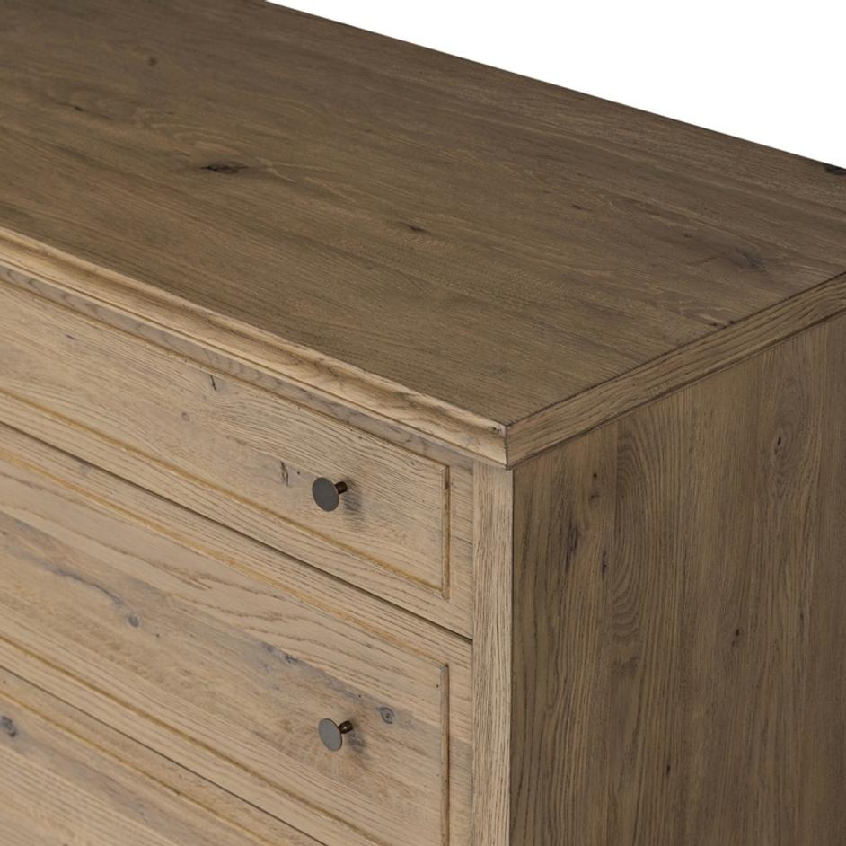 Maggie 6 Drawer Dresser - Aged Smoked Oak Resawn by Four Hands