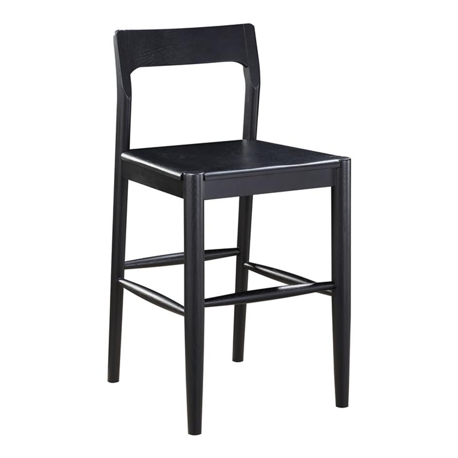 OWING COUNTER STOOL BLACK by Moes Home