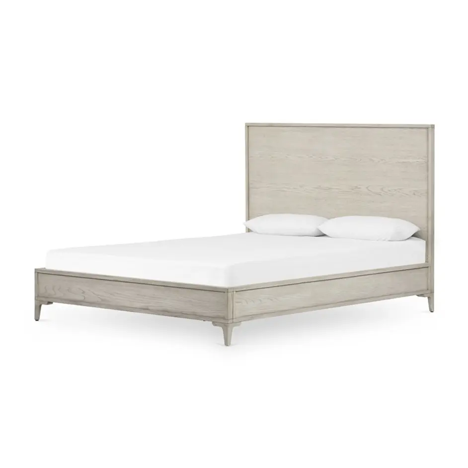 Viggo Bed In Vintage White Oak In King by FOUR HANDS