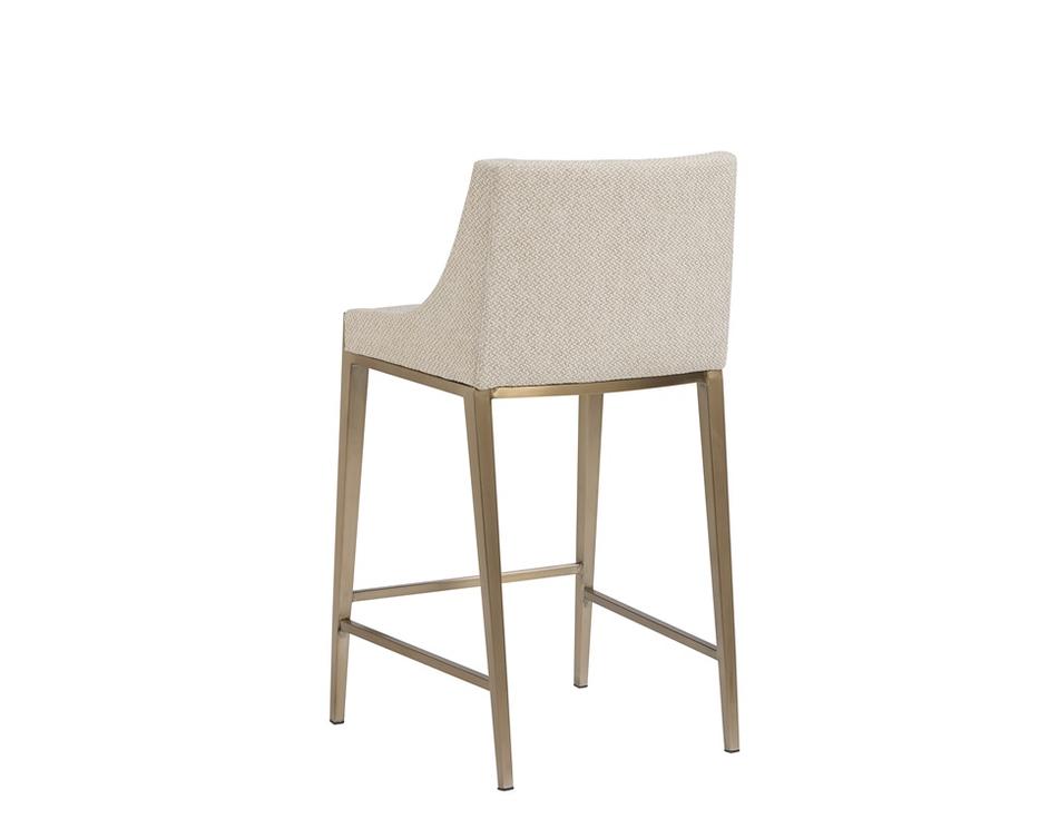 DIONNE COUNTER STOOL - MONUMENT OATMEAL by Sunpan