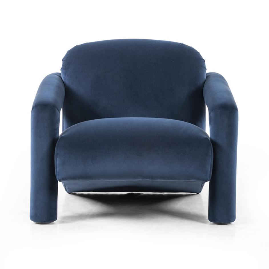 Jordy Chair In Sapphire Navy by FOUR HANDS