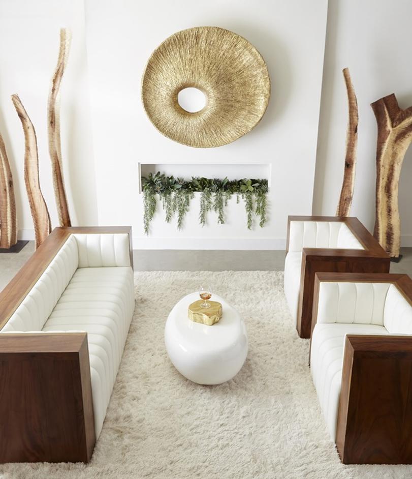 Convergence Mirror, Resin, Gold Leaf by PHILLIPS COLLECTION