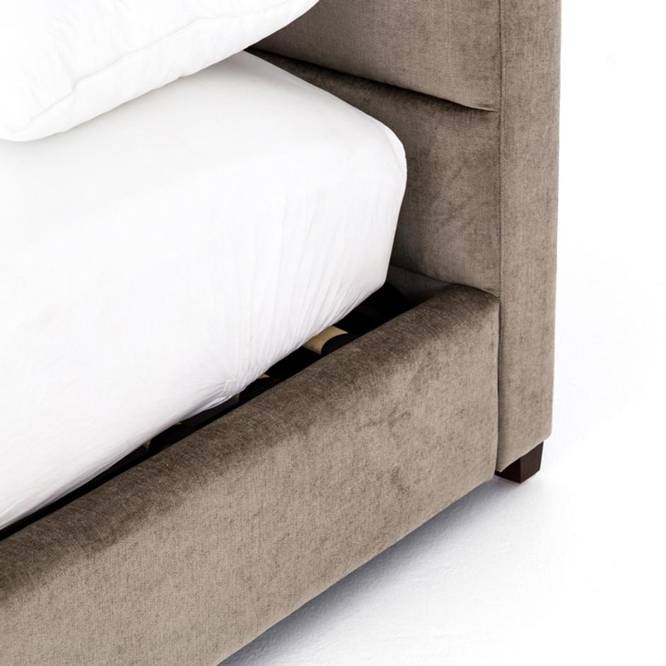 Daphne Queen Bed-Silver Sage by FOUR HANDS