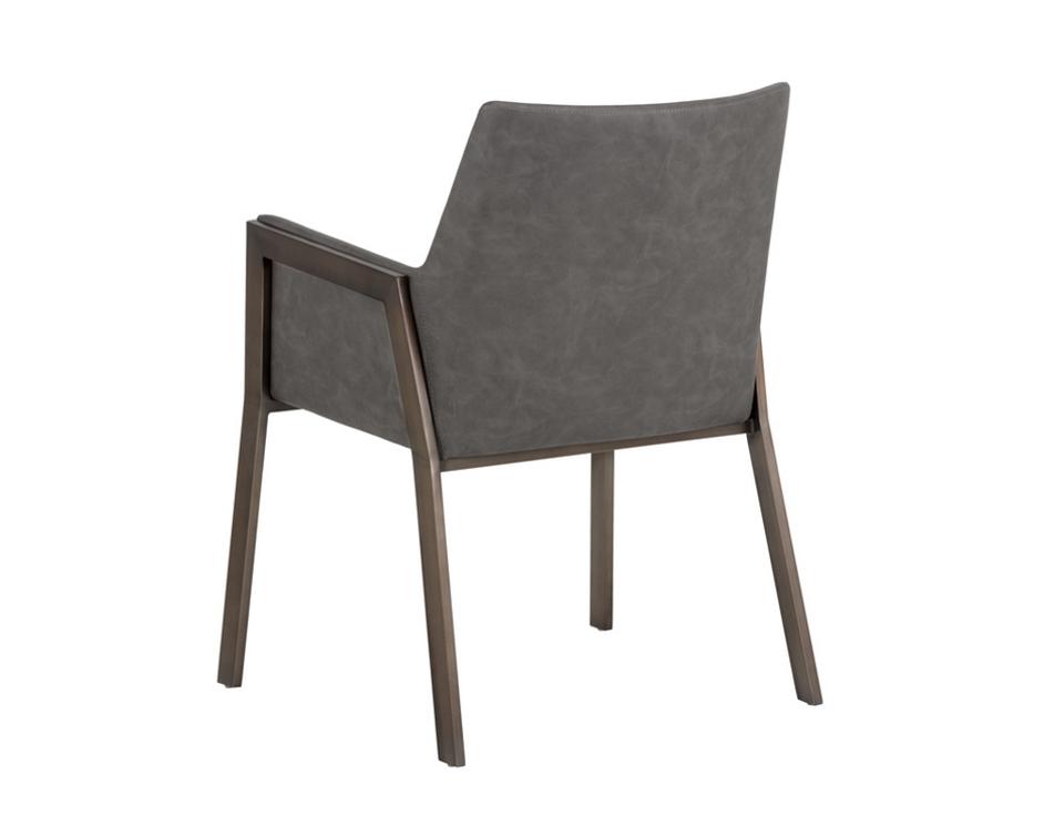 Bernadette Dining Armchair - Kendall Grey by Sunpan