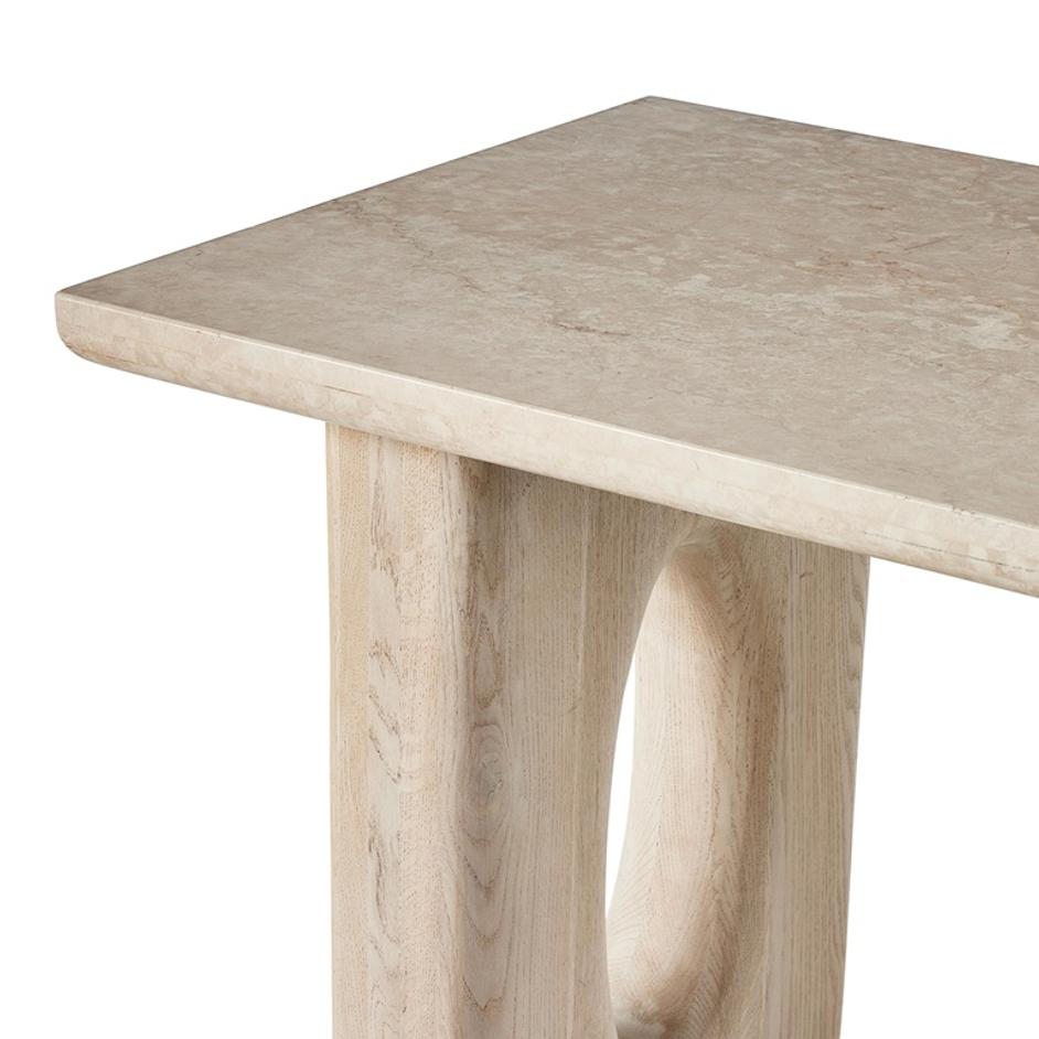 Eliza Desk in White Oak' by FOUR HANDS