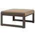 Tyche Outdoor Patio Ottoman In Brown Mocha by Modway Furniture