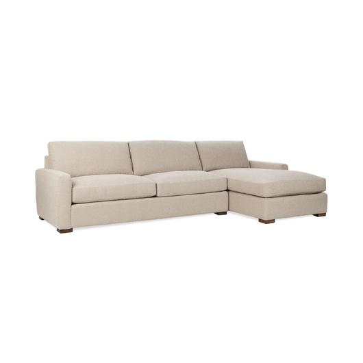 Coburn Upholstered Right Chaise Sofa Rise by Classic Home