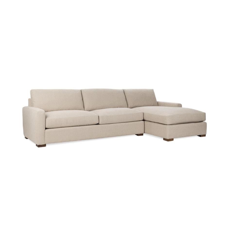 Coburn Upholstered Right Chaise Sofa Rise by Classic Home