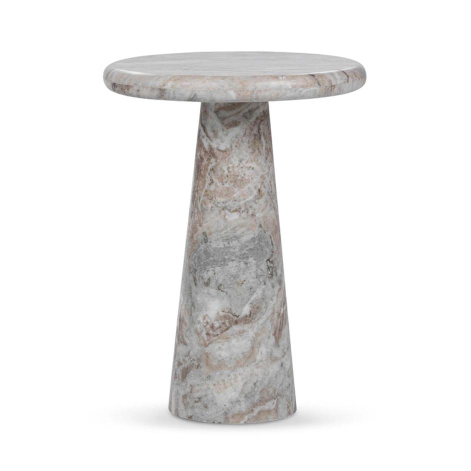 Huxley Marble Round Accent Table by Classic Home