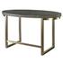 Taja Walnut Oval Desk by Uttermost