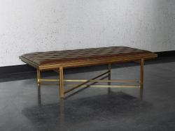 Kayla Bench - Vintage Cognac by Sunpan