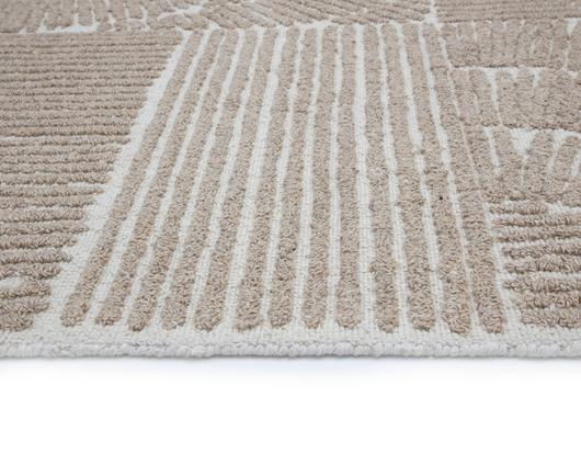 CORINTHIA HAND-WOVEN RUG - IVORY/BEIGE - 8' X 10' by Sunpan