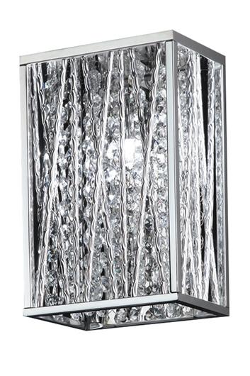 Terra 1 Light Wall Sconce in Chrome Finish by Z-Lite