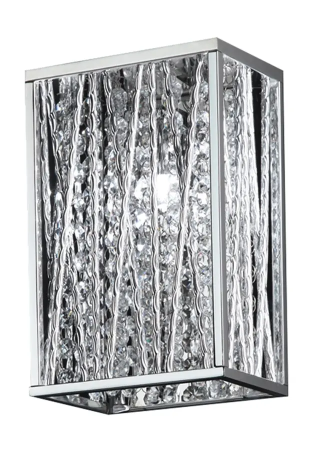 Terra 1 Light Wall Sconce in Chrome Finish by Z-Lite