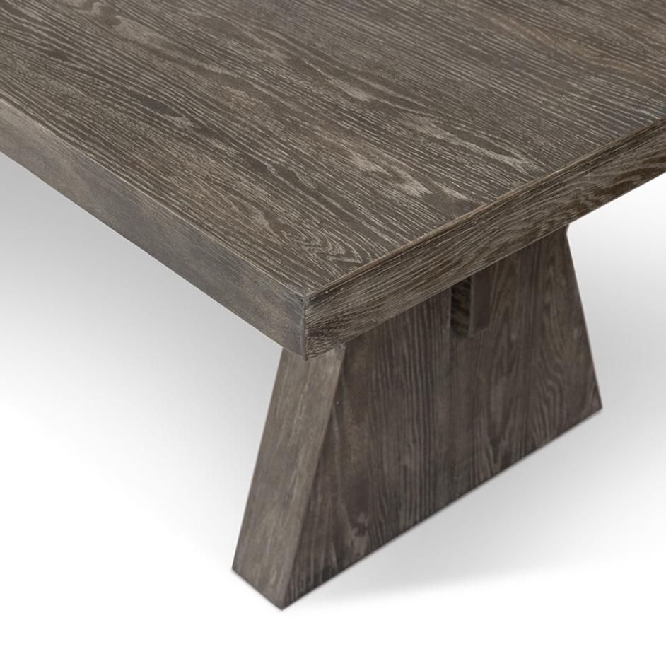 Tia Dining Table - Black Burnt Oak by Four Hands