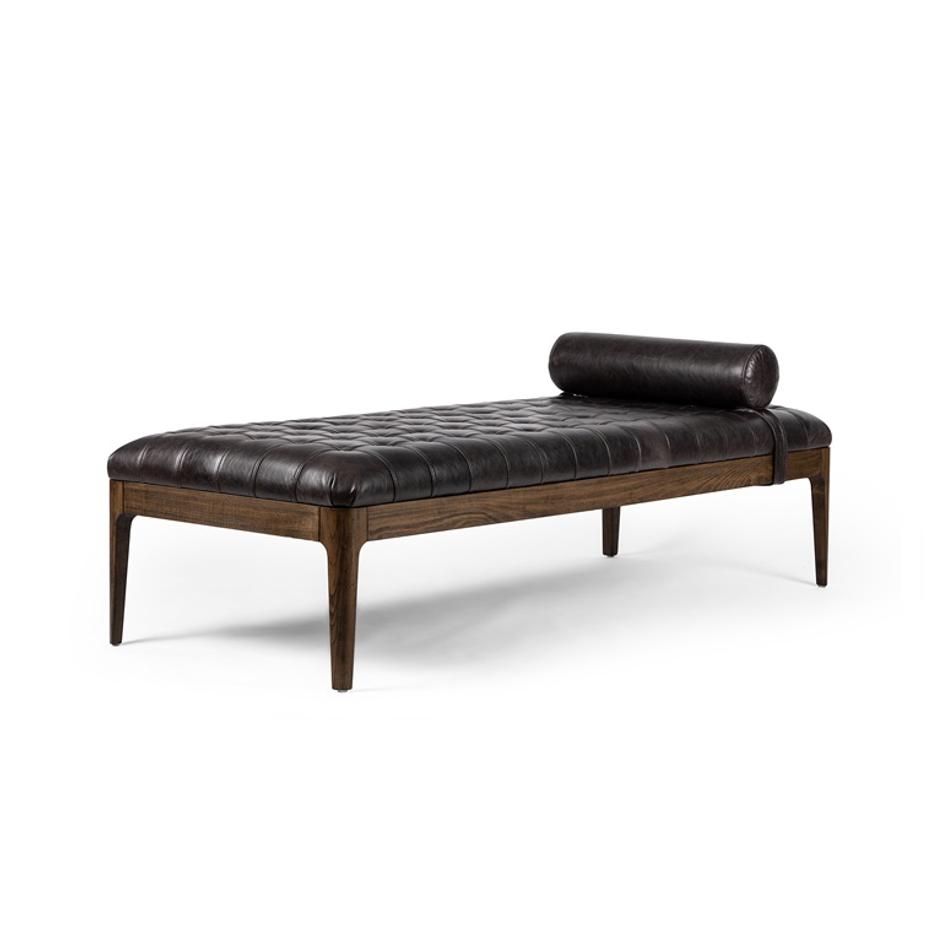 Joanna Bench In Sonoma Black by FOUR HANDS