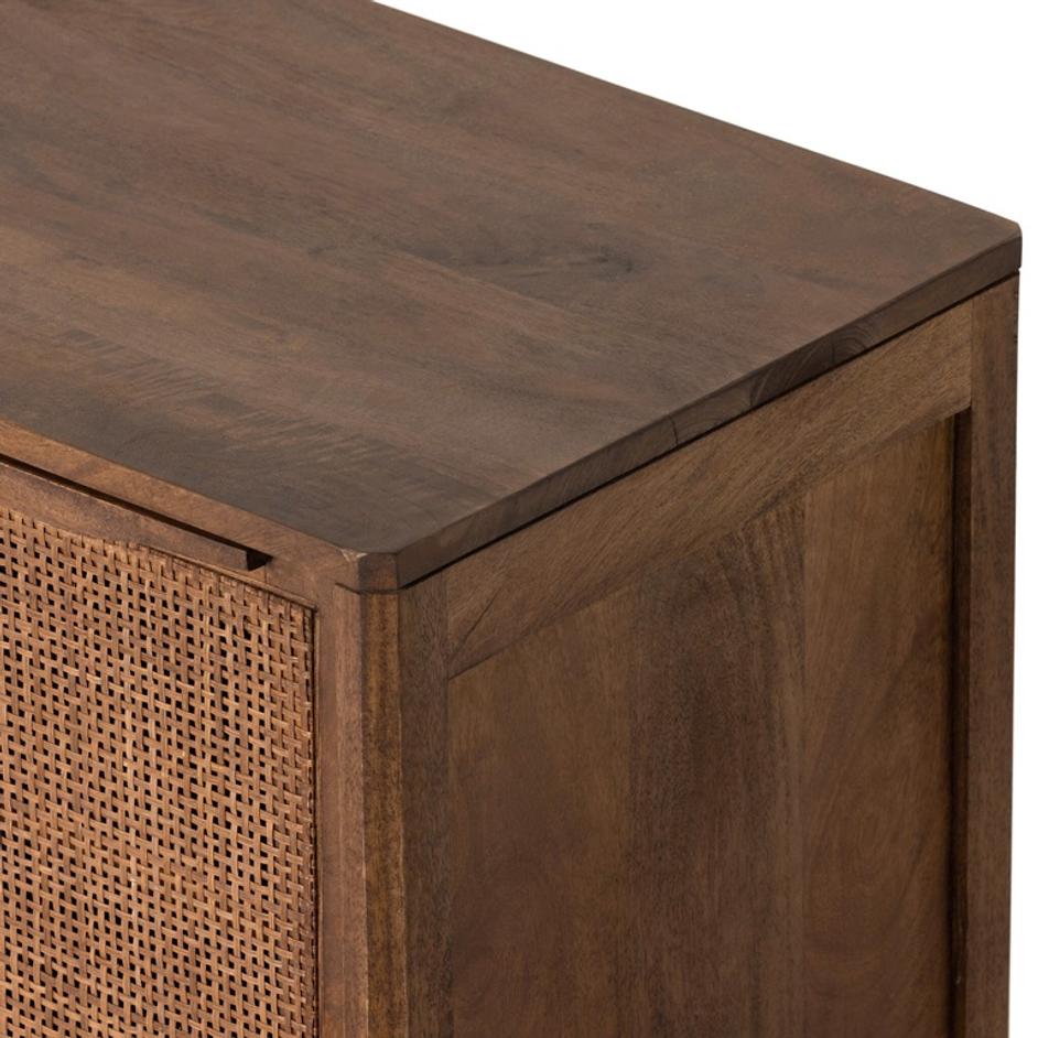 Sydney Left Nightstand - Brown Wash by Four Hands