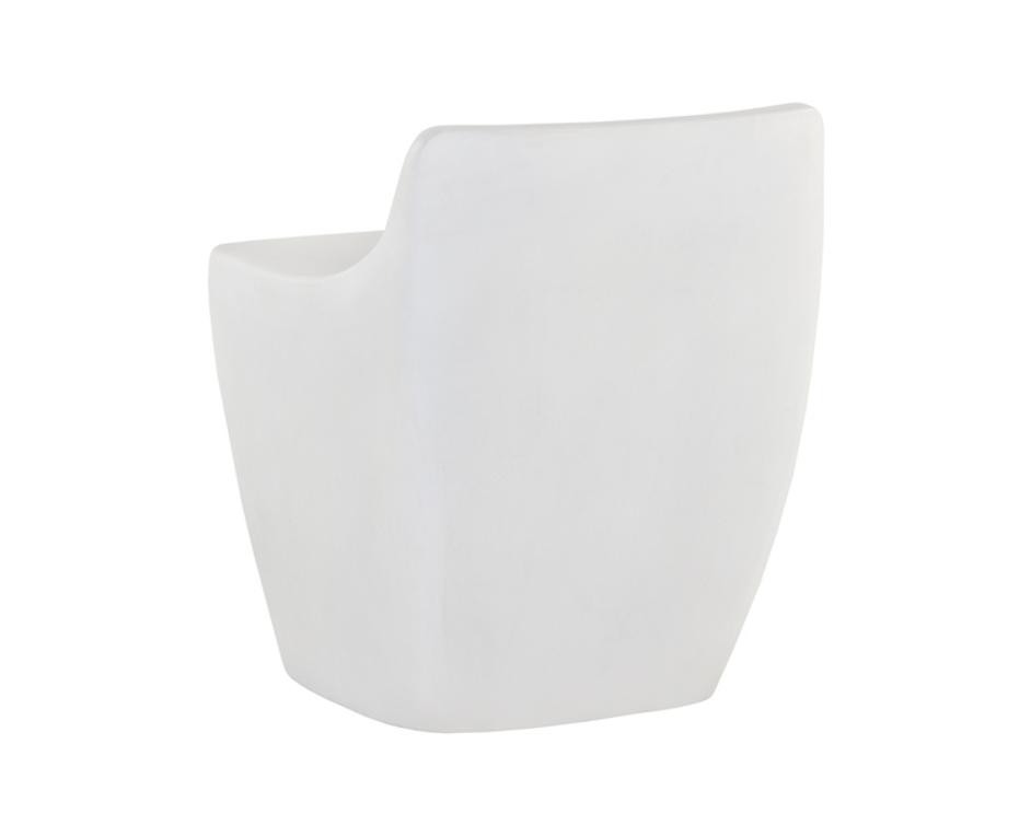 LEDGER STOOL - WHITE by Sunpan