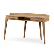 Armstrong Mid-Century Desk In Burnished Oak by FOUR HANDS
