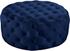 Percy Ottoman/Bench In Navy Velvet by Meridian Furniture