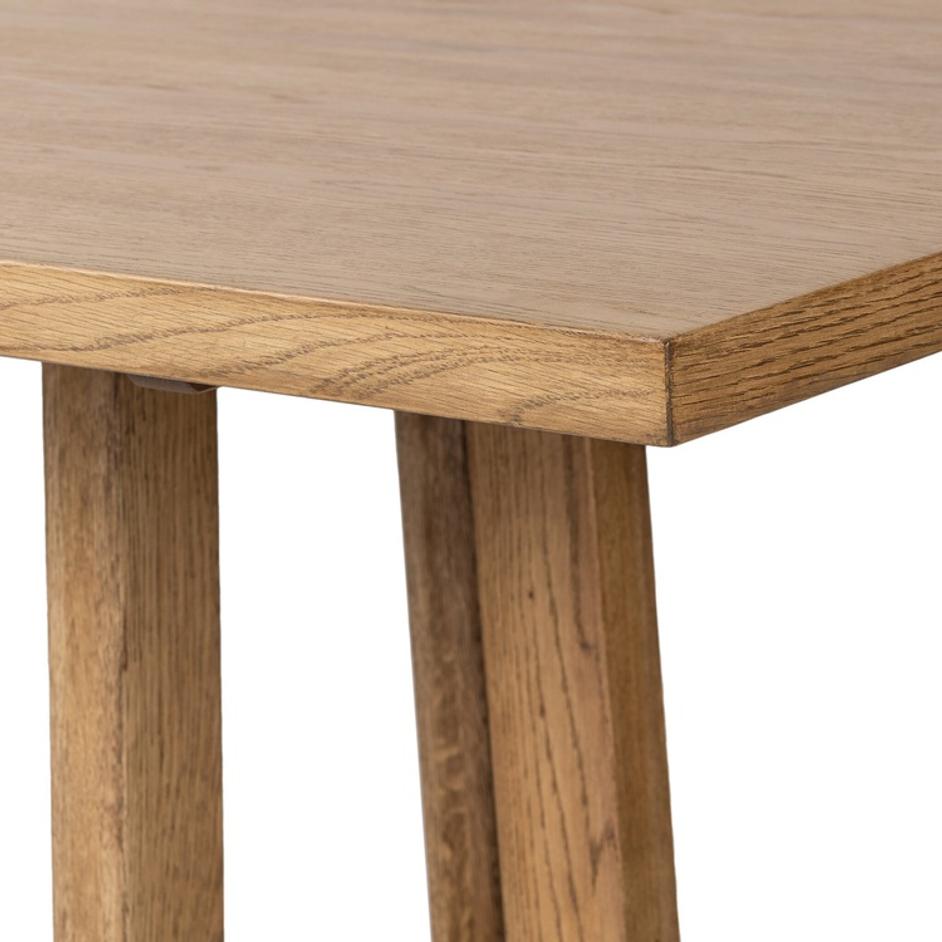 Indie Dining Table In Light Weathered Oak And Light Weathered Oak Veneer by Four Hands