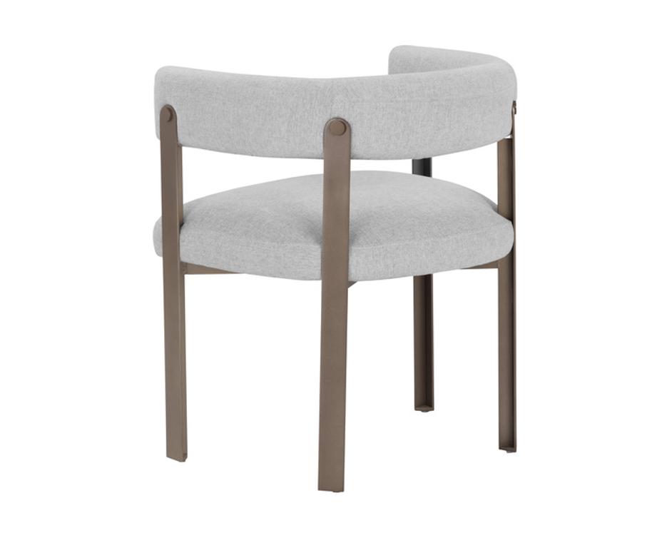 MAE DINING ARMCHAIR - ERNST SILVERSTONE by Sunpan