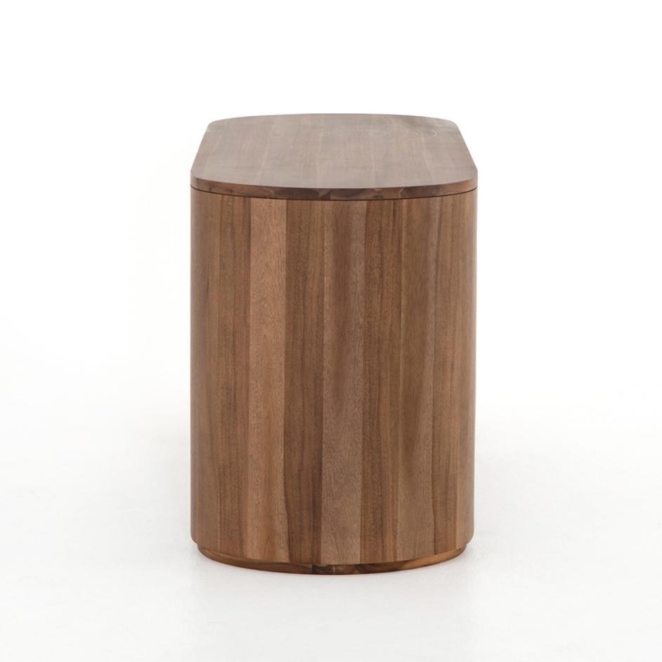 Pilar Desk in Caramel Brown Veneer by FOUR HANDS