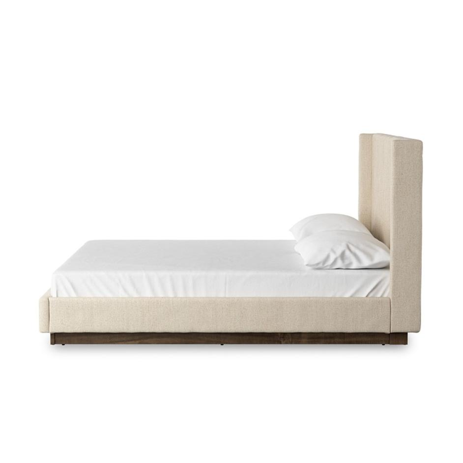 Montgomery King Bed - Thames Cream by Four Hands