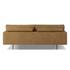 Melle Sofa In Lipari Camel And Ebony Steel by Four Hands